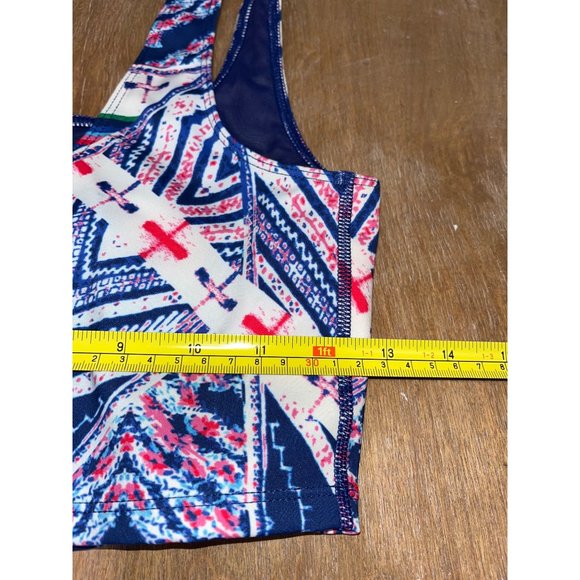 Free People Women's Sports Bra Top Size Small Training Gym NWT Blue - Picture 8 of 8